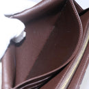 LOUIS VUITTON Monogram Mini Lin Portefeiulle Sarah Wallet M95234 LV Auth 154100-18