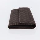 LOUIS VUITTON Monogram Mini Lin Portefeiulle Sarah Wallet M95234 LV Auth 154100-4