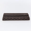 LOUIS VUITTON Monogram Mini Lin Portefeiulle Sarah Wallet M95234 LV Auth 154100-6