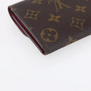 LOUIS VUITTON Monogram Portefeuille Emilie Wallet Pink M60697 LV Auth 154102-16