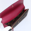 LOUIS VUITTON Monogram Portefeuille Emilie Wallet Pink M60697 LV Auth 154102-9