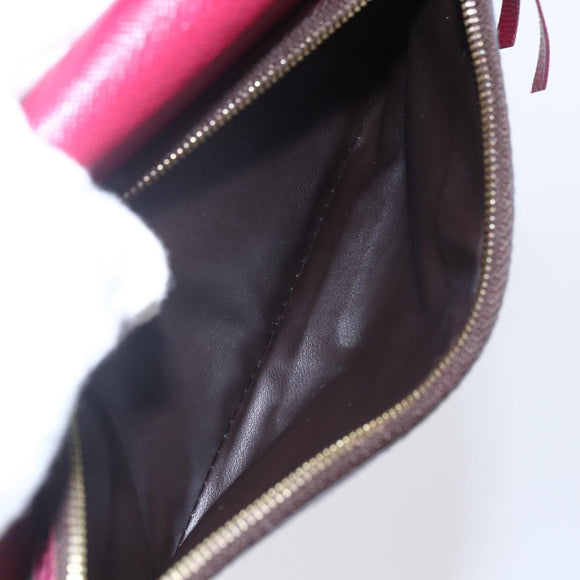 LOUIS VUITTON Monogram Portefeuille Emilie Wallet Pink M60697 LV Auth 154102