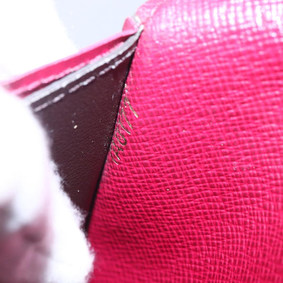 LOUIS VUITTON Monogram Portefeuille Emilie Wallet Pink M60697 LV Auth 154102