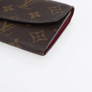 LOUIS VUITTON Monogram Portefeuille Emilie Wallet Pink M60697 LV Auth 154102-7