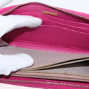 FENDI Zucca Canvas Long Wallet Black Brown Auth 154103-10