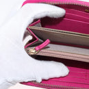 FENDI Zucca Canvas Long Wallet Black Brown Auth 154103-21