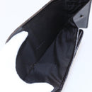 FENDI Zucca Canvas Wallet Black Brown Auth 154104-10