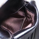 FENDI Zucca Canvas Wallet Black Brown Auth 154104-11