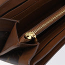LOUIS VUITTON Monogram Portefeuille Elysee Long Wallet Camel M60361 Auth 154105-9