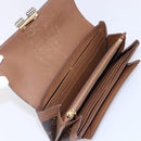 LOUIS VUITTON Monogram Portefeuille Elysee Long Wallet Camel M60361 Auth 154105-10