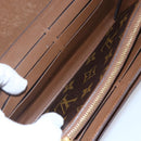 LOUIS VUITTON Monogram Portefeuille Elysee Long Wallet Camel M60361 Auth 154105-18