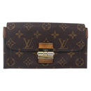 LOUIS VUITTON Monogram Portefeuille Elysee Long Wallet Camel M60361 Auth 154105-13