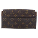 LOUIS VUITTON Monogram Portefeuille Elysee Long Wallet Camel M60361 Auth 154105-2