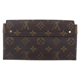 LOUIS VUITTON Monogram Portefeuille Elysee Long Wallet Camel M60361 Auth 154105 - 0