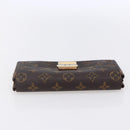 LOUIS VUITTON Monogram Portefeuille Elysee Long Wallet Camel M60361 Auth 154105-5