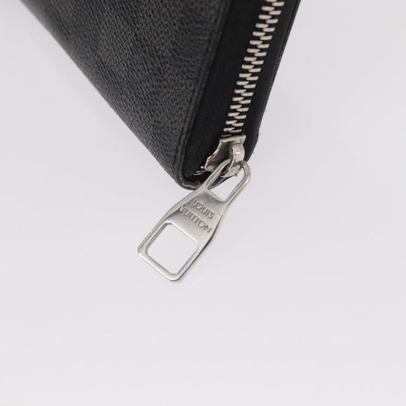 LOUIS VUITTON Damier Graphite Zippy Organizer Trunk & Lock N63182 Auth 154106