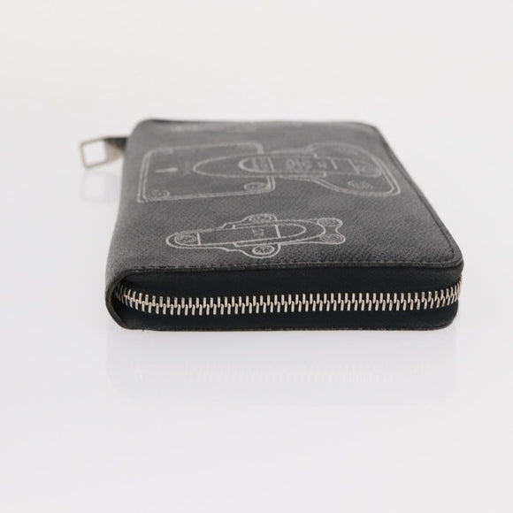 LOUIS VUITTON Damier Graphite Zippy Organizer Trunk & Lock N63182 Auth 154106