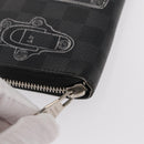 LOUIS VUITTON Damier Graphite Zippy Organizer Trunk & Lock N63182 Auth 154106-14