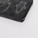 LOUIS VUITTON Damier Graphite Zippy Organizer Trunk & Lock N63182 Auth 154106-15