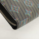 LOUIS VUITTON Monogram LV Pop Zippy Portemonnee Blauw M68662 LV Auth 154107M-16