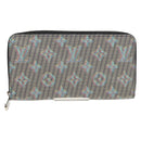 LOUIS VUITTON Monogram LV Pop Zippy Portemonnee Blauw M68662 LV Auth 154107M-13