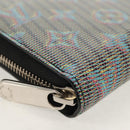 LOUIS VUITTON Monogram LV Pop Zippy Portemonnee Blauw M68662 LV Auth 154107M-14
