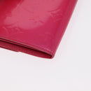 LOUIS VUITTON Vernis Porte MonnaieCredit Wallet Fusha Pink M91236 LV Auth 154108V-10