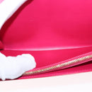 LOUIS VUITTON Vernis Porte MonnaieCredit Wallet Fusha Pink M91236 LV Auth 154108V-15