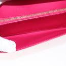 LOUIS VUITTON Vernis Porte MonnaieCredit Wallet Fusha Pink M91236 LV Auth 154108V-16