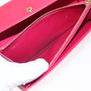 LOUIS VUITTON Vernis Porte MonnaieCredit Wallet Fusha Pink M91236 LV Auth 154108V-18