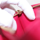 LOUIS VUITTON Vernis Porte MonnaieCredit Wallet Fusha Pink M91236 LV Auth 154108V-19
