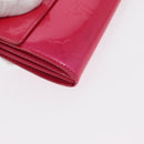 LOUIS VUITTON Vernis Porte MonnaieCredit Wallet Fusha Pink M91236 LV Auth 154108V-8