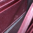 GUCCI GG Canvas Guccissima Lovely Heart Wallet Bordeaux Gold 251861 Auth 154109-19