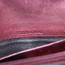 GUCCI GG Canvas Guccissima Lovely Heart Wallet Bordeaux Gold 251861 Auth 154109-12