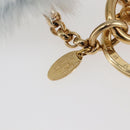 LOUIS VUITTON Porte Cles Vivienne Christmas Ski Charm Blue M67395 Auth 154111SM-14