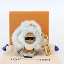 LOUIS VUITTON Porte Cles Vivienne Christmas Ski Charm Blue M67395 Auth 154111SM-12