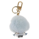 LOUIS VUITTON Porte Cles Vivienne Christmas Ski Charm Blue M67395 Auth 154111SM-2