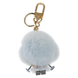 LOUIS VUITTON Porte Cles Vivienne Christmas Ski Charm Blue M67395 Auth 154111SM - 0