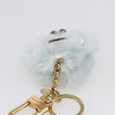 LOUIS VUITTON Porte Cles Vivienne Christmas Ski Charm Blue M67395 Auth 154111SM-5