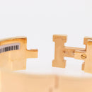 HERMES Click H Bracelet metal Gold Tone FI 02 33 Auth 154113M-10