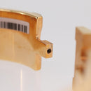 HERMES Click H Bracelet metal Gold Tone FI 02 33 Auth 154113M-12