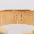 HERMES Click H Bracelet metal Gold Tone FI 02 33 Auth 154113M-15