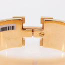 HERMES Click H Bracelet metal Gold Tone FI 02 33 Auth 154113M-8
