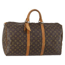 LOUIS VUITTON Monogram Keepall 50 Boston Bag M41426 LV Auth 154150-1