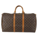 LOUIS VUITTON Monogram Keepall 50 Boston Bag M41426 LV Auth 154150-3