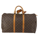 LOUIS VUITTON Monogram Keepall 50 Boston Bag M41426 LV Auth 154151-3