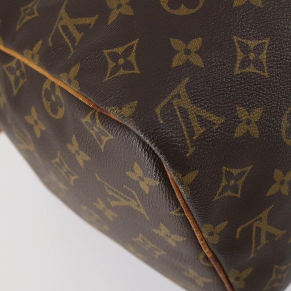 LOUIS VUITTON Monogram Sac Souple 35 Boston Bag M41626 LV Auth 154152