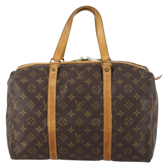 LOUIS VUITTON Monogram Sac Souple 35 Boston Bag M41626 LV Auth 154152