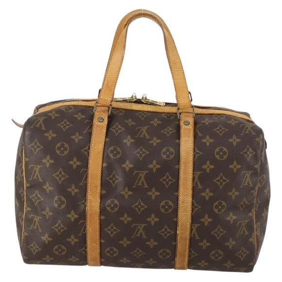 LOUIS VUITTON Monogram Sac Souple 35 Boston Bag M41626 LV Auth 154152