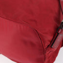 PRADA Backpack Nylon Red Silver Auth 154157-18